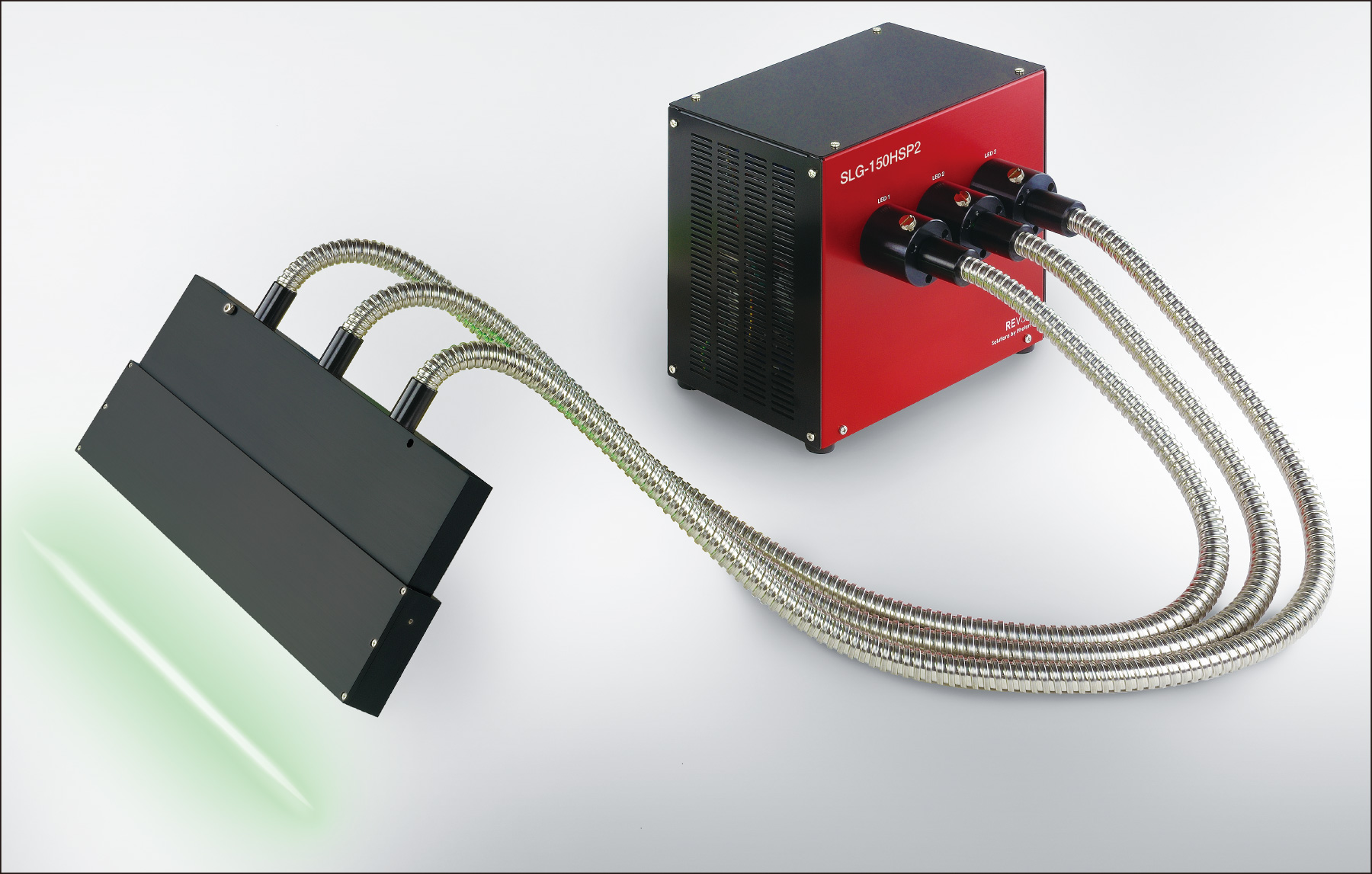 如果安装了线光导，也可以用作红、绿、蓝（R/G/B）脉冲线照明。